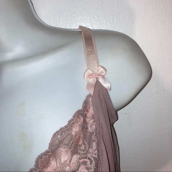 Adore Me Lace Underwire No padding Bra Pink 40D - Picture 2 of 4